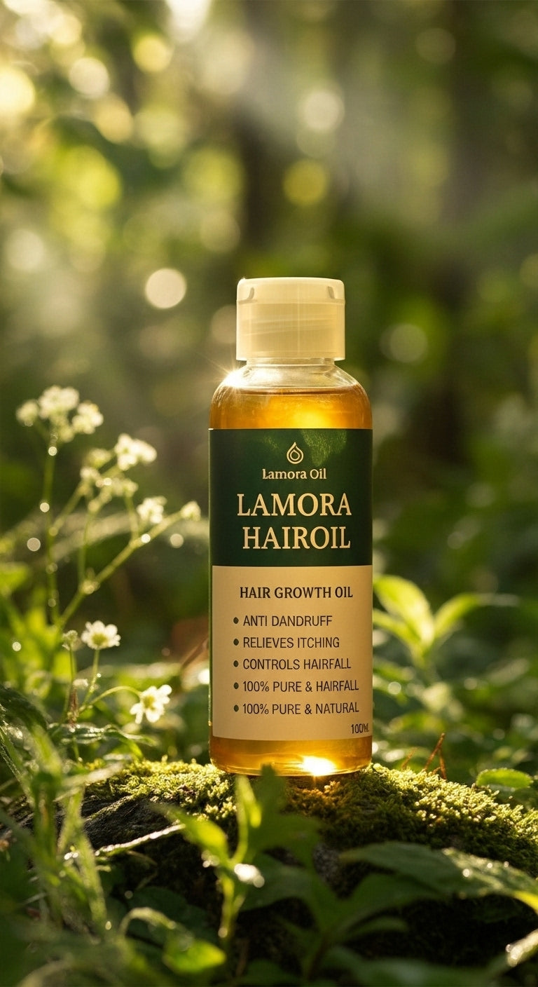 LAMORA Hair Growth Oil – 100% Pure & Natural