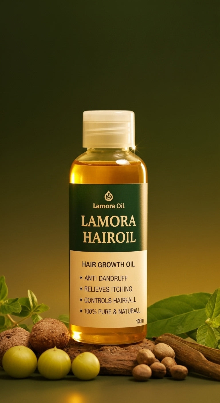 LAMORA Hair Growth Oil – 100% Pure & Natural