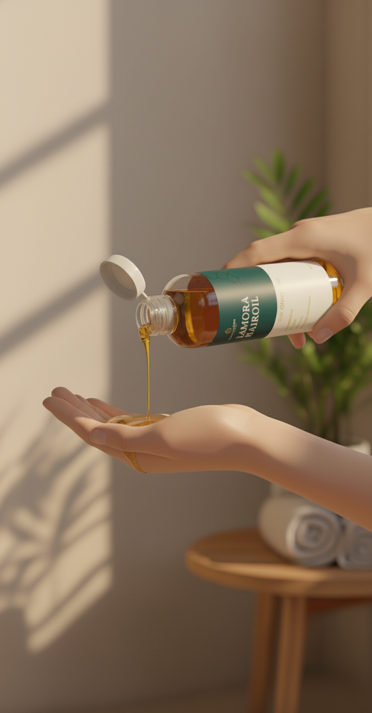 LAMORA Hair Growth Oil – 100% Pure & Natural
